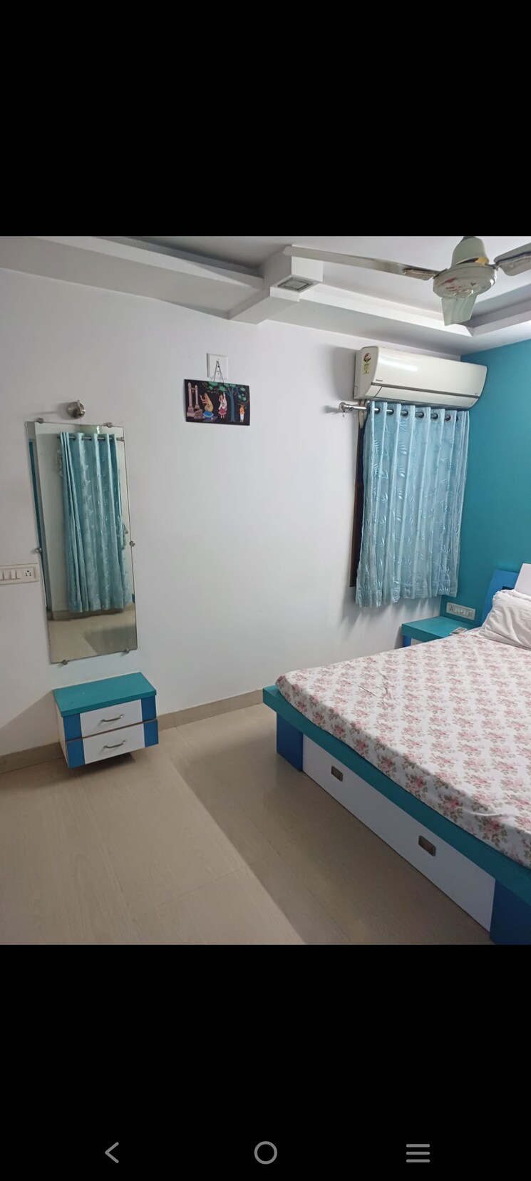 Bedroom, simandhar-parth-indraprasth-tower 3 Bedroom 1200 Sq.Ft. Apartment In Vastrapur Ahmedabad 8430217