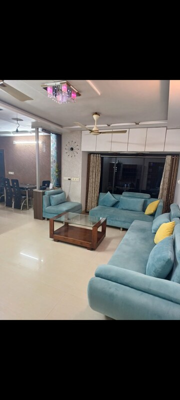 Living Room in 3 BHK Apartment at Simandhar Parth Indraprasth Tower, Vastrapur – for Rent