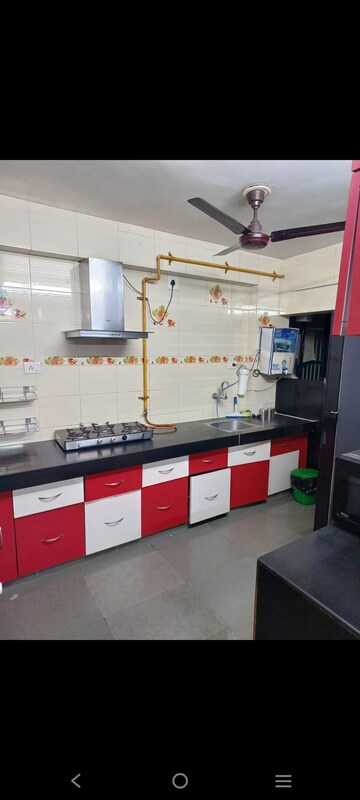 Kitchen in 3 BHK Apartment at Simandhar Parth Indraprasth Tower, Vastrapur – for Rent