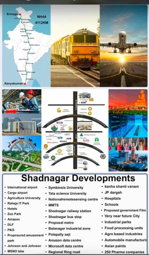  Plot For Sale in Fortune The Highway Orchards, Burgula Village