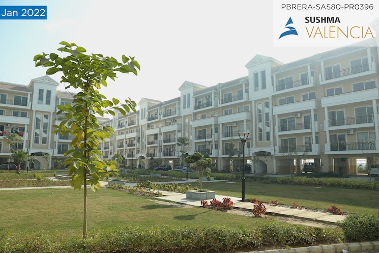 Exterior View, sushma-valencia 3 Bedroom 2250 Sq.Ft. Apartment In International Airport Road Zirakpur 8430741