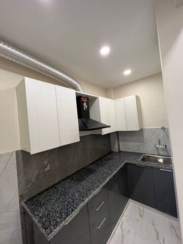 Kitchen in 1 BHK Builder Floor at Ansal Sushant Apartments, Sushant Lok I – for Rent