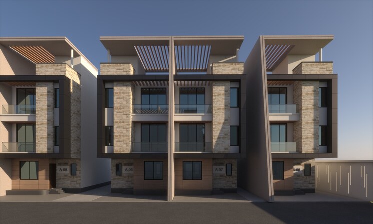 Exterior View, pandhari nagar 5 Bedroom 1821 Sq.Ft. Villa In Pandhari Nagar Pune 8430823