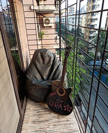 Balcony in 2 BHK Apartment at Riverdale Tower, Andheri East – for Sale