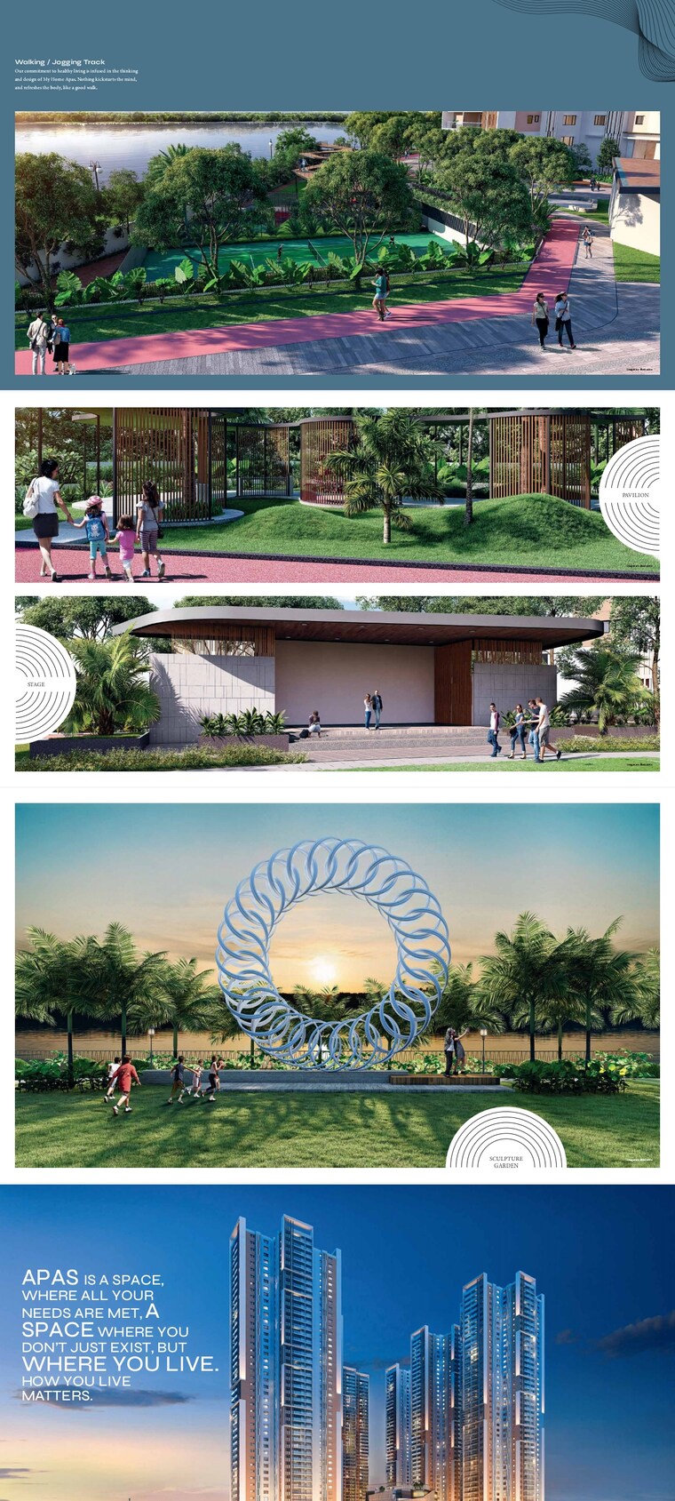 Exterior View, my-home-apas 3 Bedroom 3710 Sq.Ft. Apartment In Kokapet Hyderabad 8430863