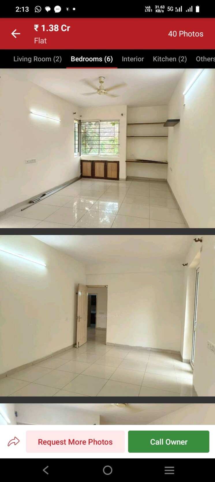Kitchen, brigade-courtyard 3 Bedroom 1750 Sq.Ft. Apartment In Jalahalli Bangalore 8430892