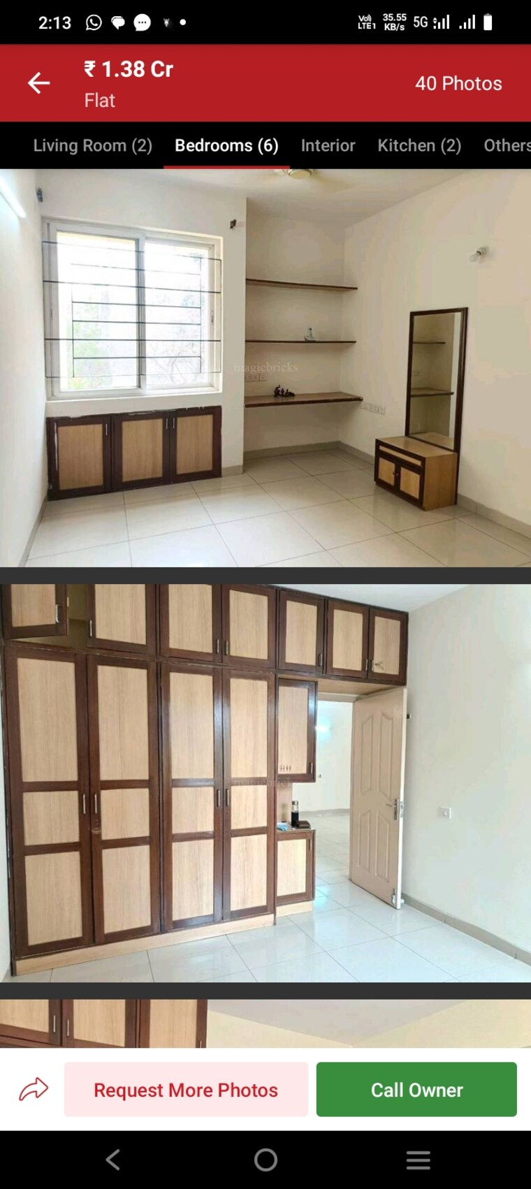 Kitchen, brigade-courtyard 3 Bedroom 1750 Sq.Ft. Apartment In Jalahalli Bangalore 8430892