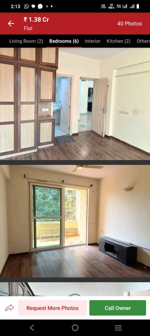 Bedroom in 3 BHK Apartment at Brigade Courtyard, Jalahalli – for Sale