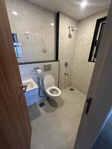Bathroom in 3 BHK Apartment at Gala Evita Empress, Parel – for Rent
