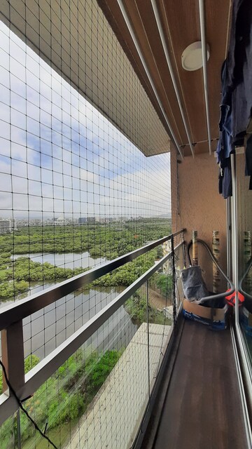 Balcony in 3 BHK Apartment at Metro The Palms, Nerul – for Rent