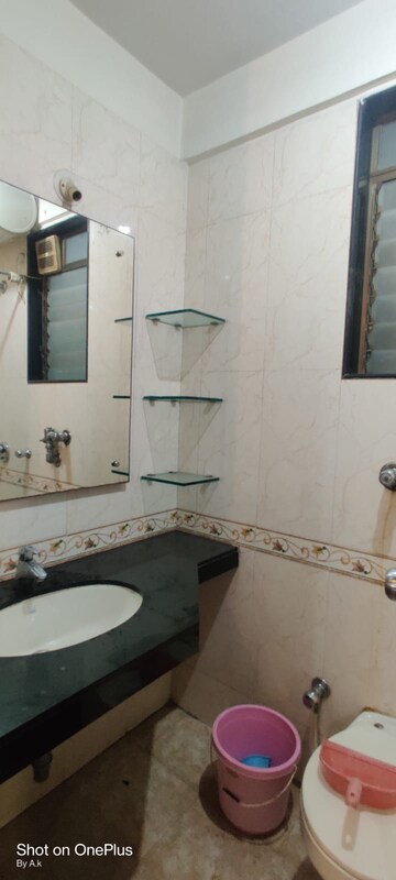 Bathroom in 2 BHK Apartment at Lake Florence, Powai – for Rent