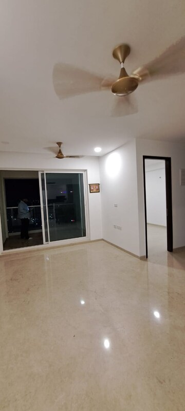 Living Room in 2 BHK Apartment at Aurum Q Residences, Ghansoli – for Rent