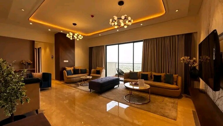 Living Room, piramal-vaikunth-vraj 2 Bedroom 555 Sq.Ft. Apartment In Balkum Pada Thane 8431519
