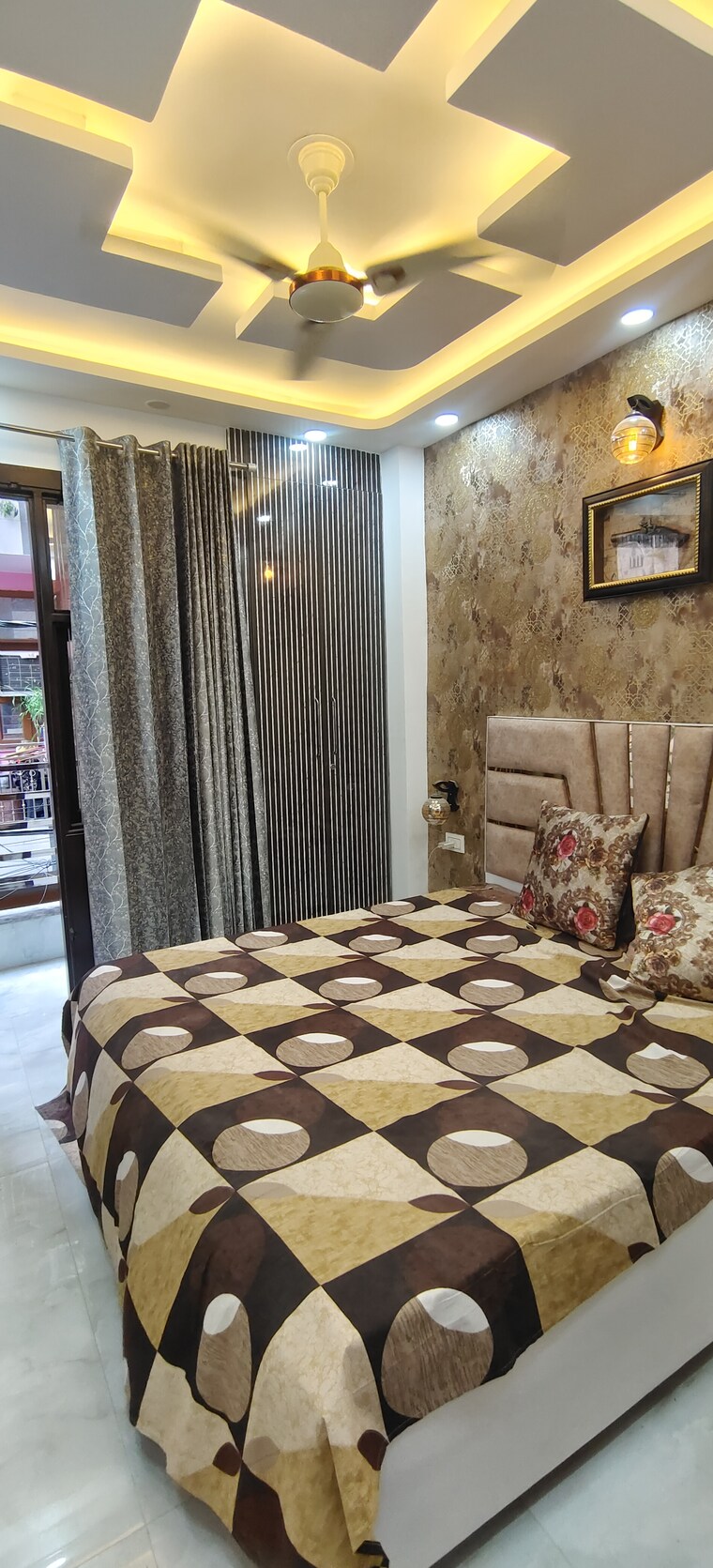 Bedroom, dwarka mor 2 Bedroom 600 Sq.Ft. Builder Floor In Dwarka Mor Delhi 8431621