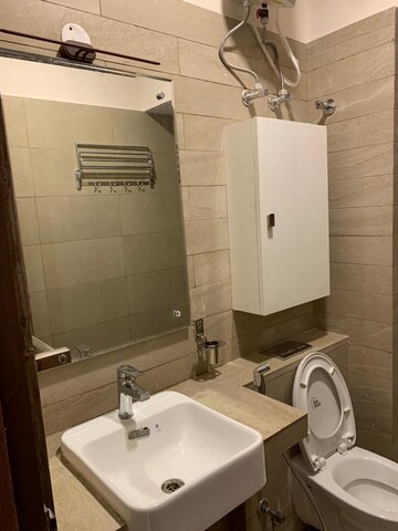 Bathroom in 3 BHK Apartment at Merlin 5th Avenue, Salt Lake City – for Rent