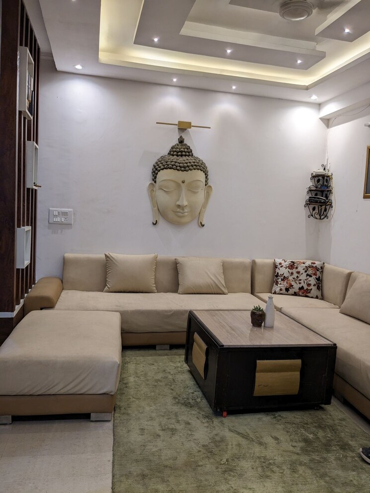 Living Room, charms-castle 2 Bedroom 975 Sq.Ft. Apartment In Raj Nagar Extension Ghaziabad 8431662