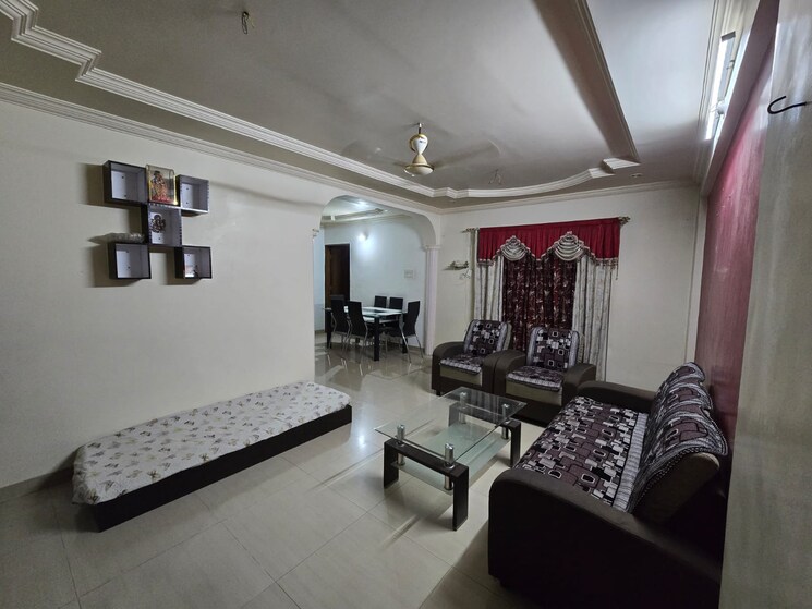 Living Room, amit-nandanvan 3 Bedroom 2000 Sq.Ft. Villa In Pimple Nilakh Pune 8431732