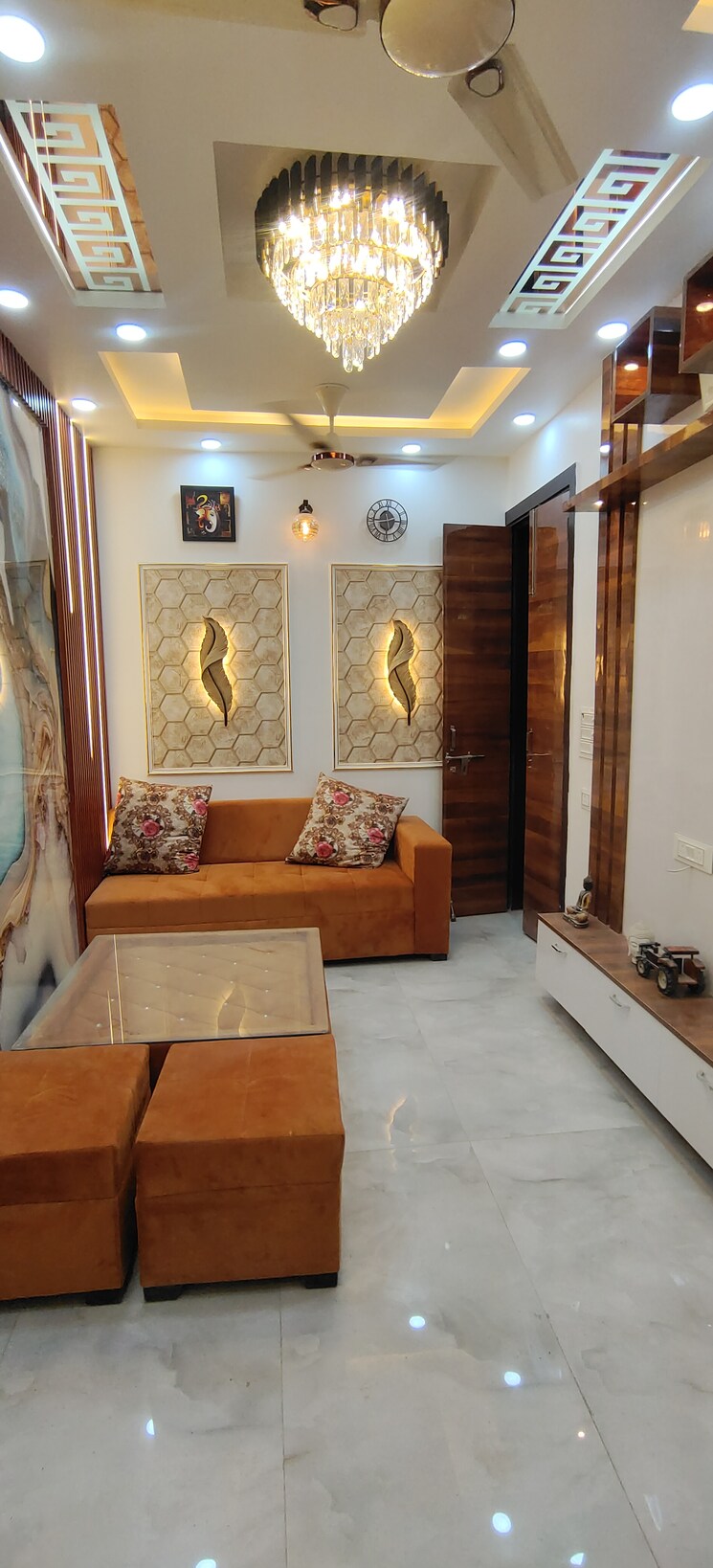 Living Room, dwarka mor 1 Bedroom 400 Sq.Ft. Builder Floor In Dwarka Mor Delhi 8431798