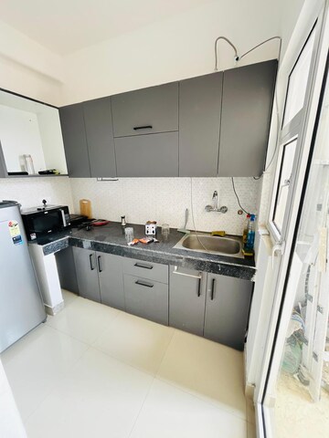 Kitchen in 1 RK Apartment at AVS City Palace, Raj Nagar Extension – for Rent