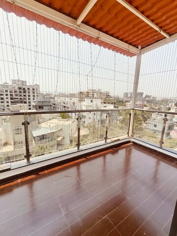 Balcony in 3 BHK Apartment at Bhojwani Destiny, Pimple Saudagar – for Rent