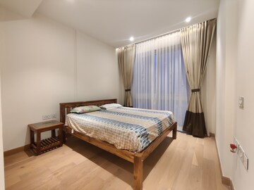 Bedroom in 3 BHK Apartment at Bhartiya Leela Residences, Thanisandra Main Road – for Rent
