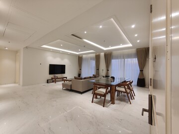 Living Room in 3 BHK Apartment at Bhartiya Leela Residences, Thanisandra Main Road – for Rent