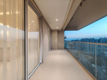 Building Lobby in 3 BHK Apartment at Bhartiya Leela Residences, Thanisandra Main Road – for Rent