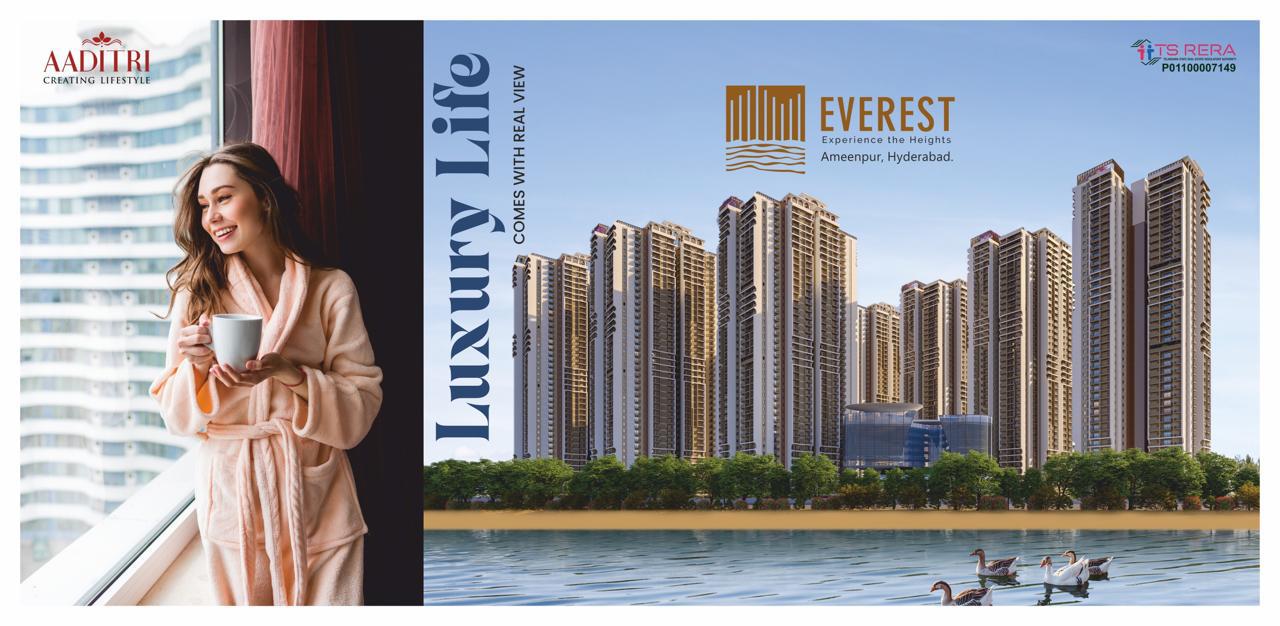 3 BHK + Extra Room 1745 Sq.Ft. Apartment in Aaditri Everest