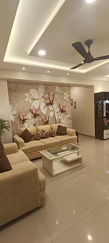 Living Room in 3 BHK Apartment at Ps Panache, Salt Lake City – for Rent