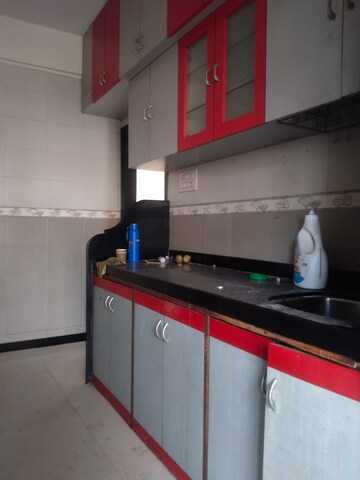 Kitchen in 3 BHK Apartment at Patel Heritage, Kharghar – for Rent