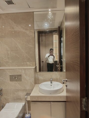 Bathroom in 4 BHK Apartment at Bombay Realty One ICC, Dadar East – for Rent