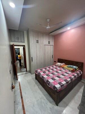 Bedroom in 3 BHK Builder Floor at Chittaranjan Park – for Sale