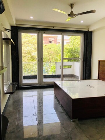 Bedroom in 4 BHK Builder Floor at Ansal Sushant Lok I, Sector 43 – for Rent