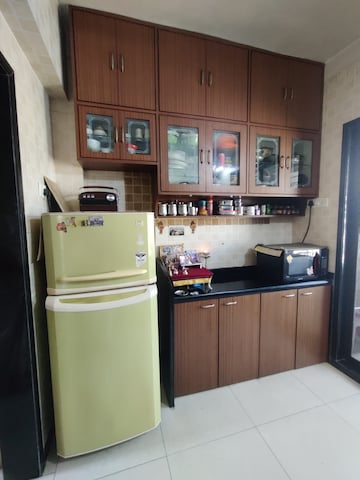 Kitchen in 3 BHK Apartment at Sai Intop Tower, Kharghar – for Rent