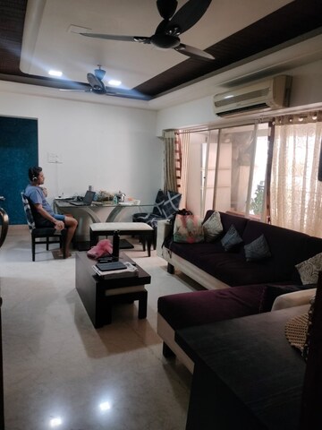 Living Room in 2 BHK Apartment at Baycity Apartments, Khar West – for Rent