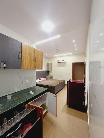 Kitchen in Studio Builder Floor at Fortune Victoria Heights, Dhakoli Village – for Rent