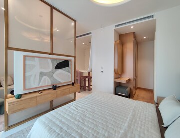 Bedroom in Studio Apartment at Bhartiya Leela Residences, Thanisandra Main Road – for Rent