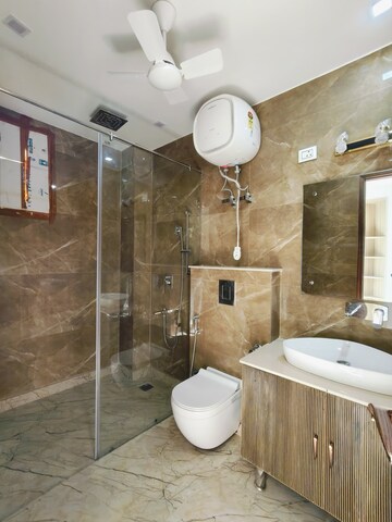 Bathroom in 4 BHK Builder Floor at Kohli One Malibu Town, Sector 47 – for Sale