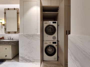 Bathroom in Studio Apartment at Bhartiya Leela Residences, Thanisandra Main Road – for Rent