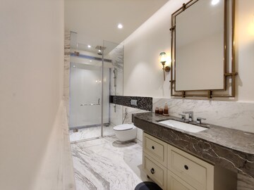 Kitchen in Studio Apartment at Bhartiya Leela Residences, Thanisandra Main Road – for Rent