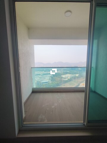 Balcony in 1 BHK Apartment at Aurum Q Residences, Ghansoli – for Rent