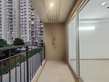 Balcony in 2 BHK Apartment at Bhartiya Nikoo Homes Phase 2, Thanisandra Main Road – for Sale