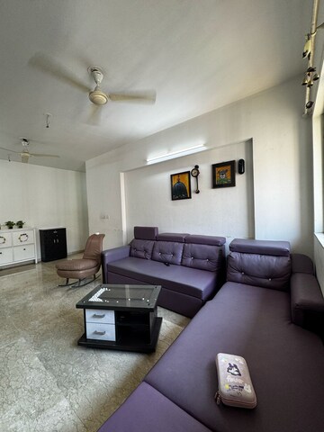 Living Room in 2.5 BHK Apartment at Platinum CHS, Waghbil – for Rent