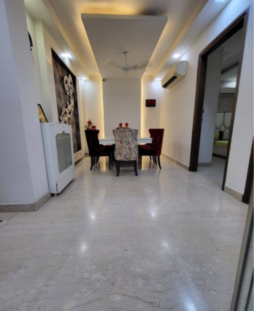 Building Lobby in 3 BHK Builder Floor at East Of Kailash – for Rent