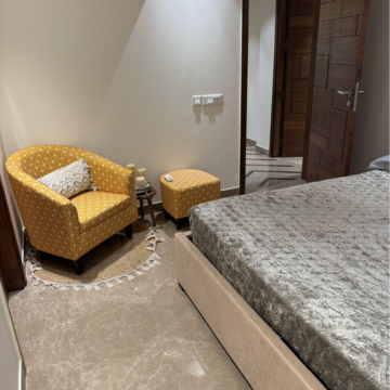 Bedroom in 3 BHK Builder Floor at East Of Kailash – for Rent