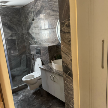 Bathroom in 3 BHK Builder Floor at East Of Kailash – for Rent