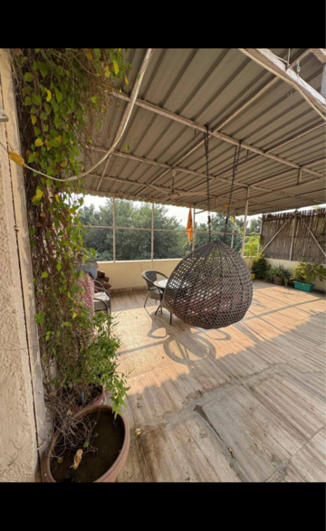 Balcony in 3 BHK Builder Floor at Kalkaji – for Rent