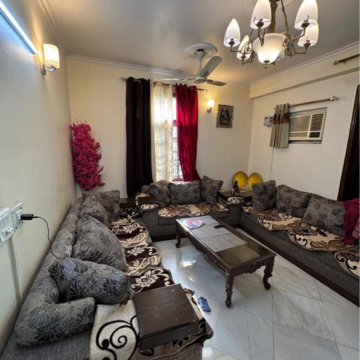 Living Room in 3 BHK Builder Floor at Kalkaji – for Rent