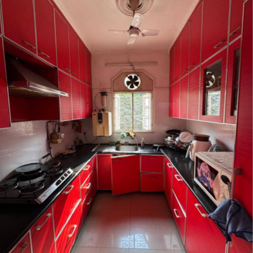 Kitchen in 3 BHK Builder Floor at Kalkaji – for Rent