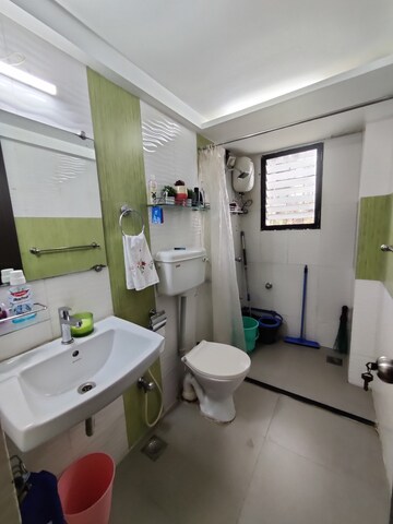 Bathroom in 2 BHK Apartment at Manish Sea Croft, Bandra West – for Rent